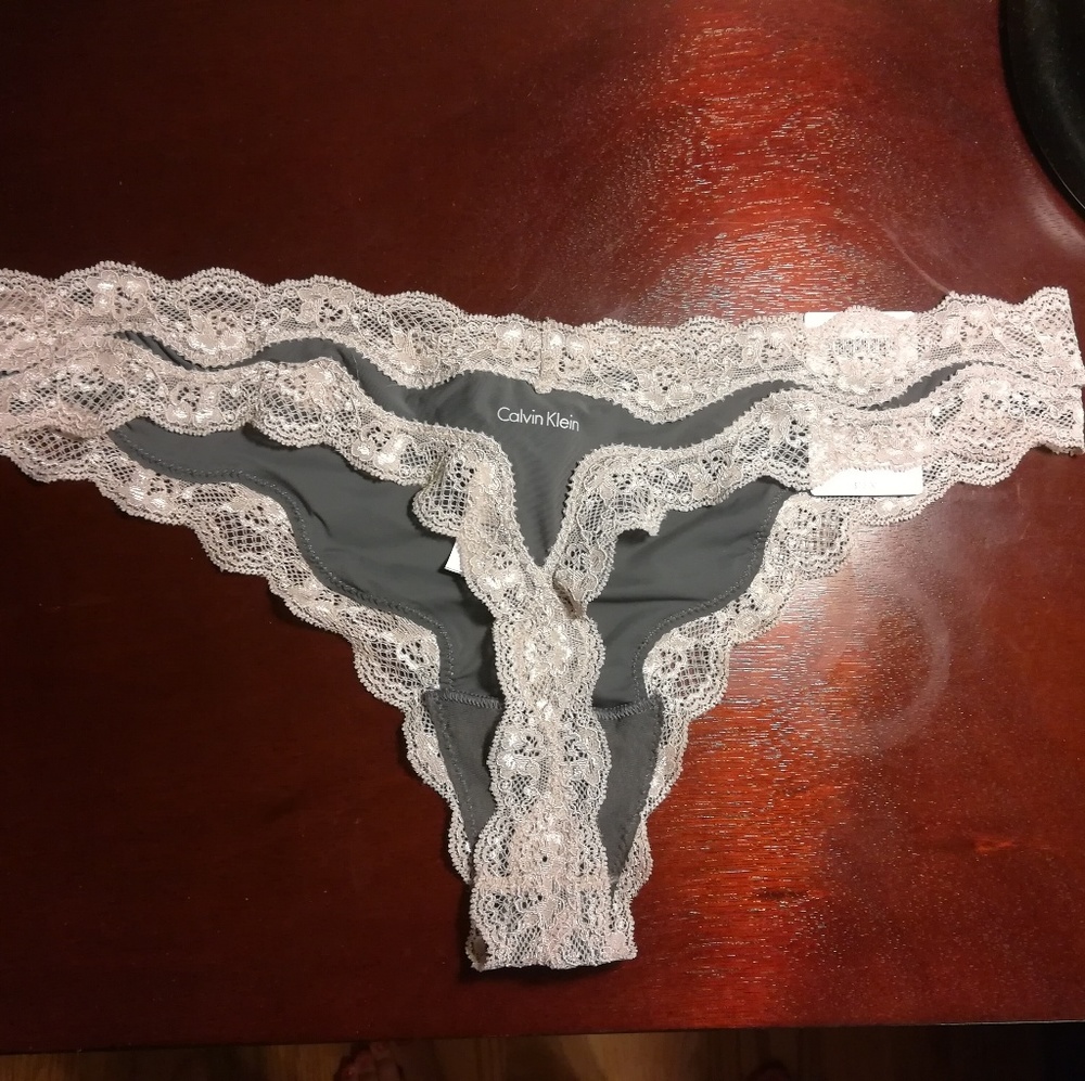 CK Calvin Klein underwear thong, L, NWT